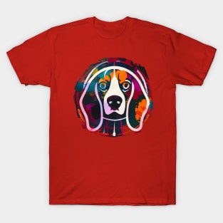 Beagle Dog Graphic Design T-Shirt